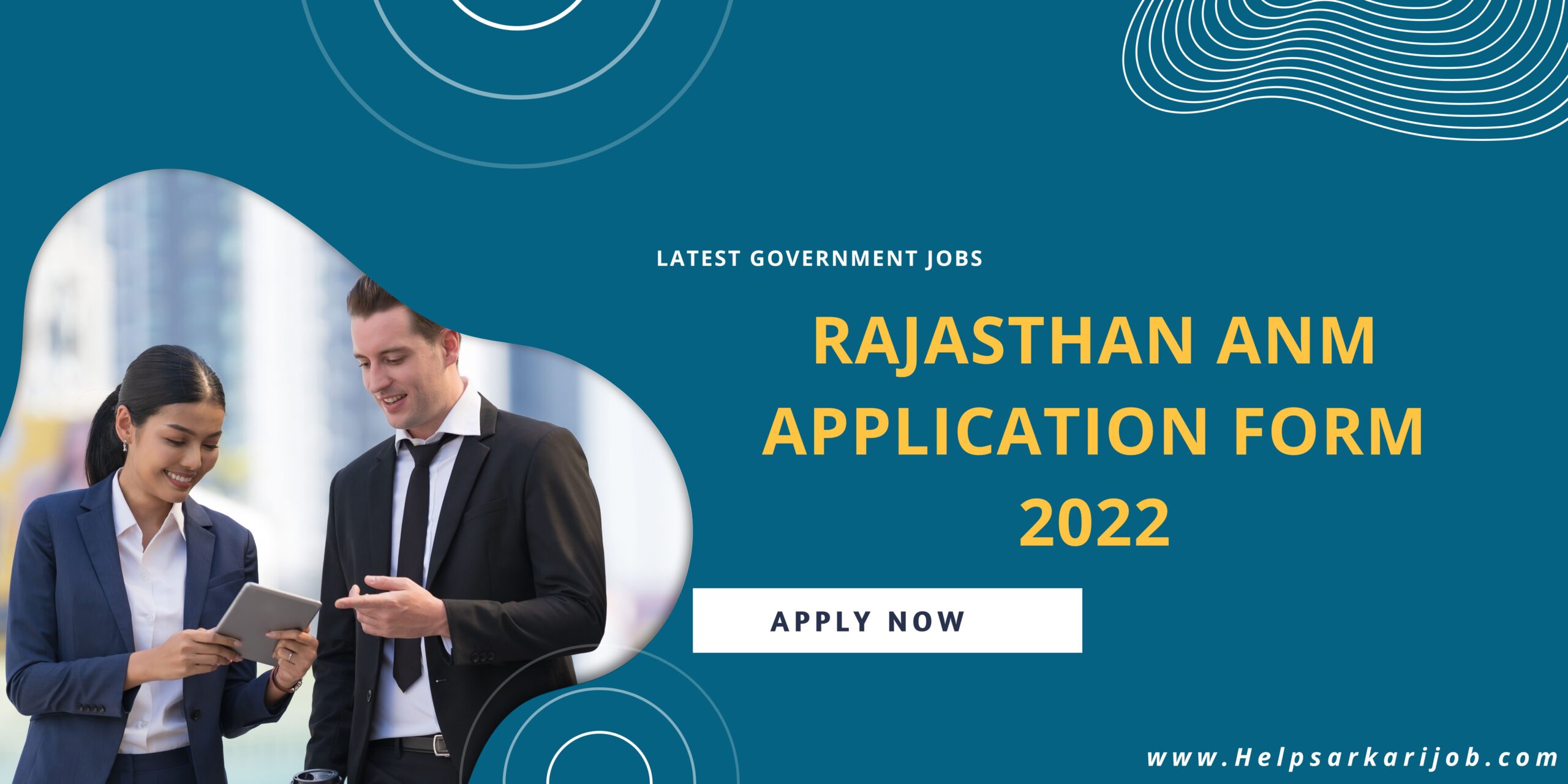 Rajasthan ANM Application Form 2022