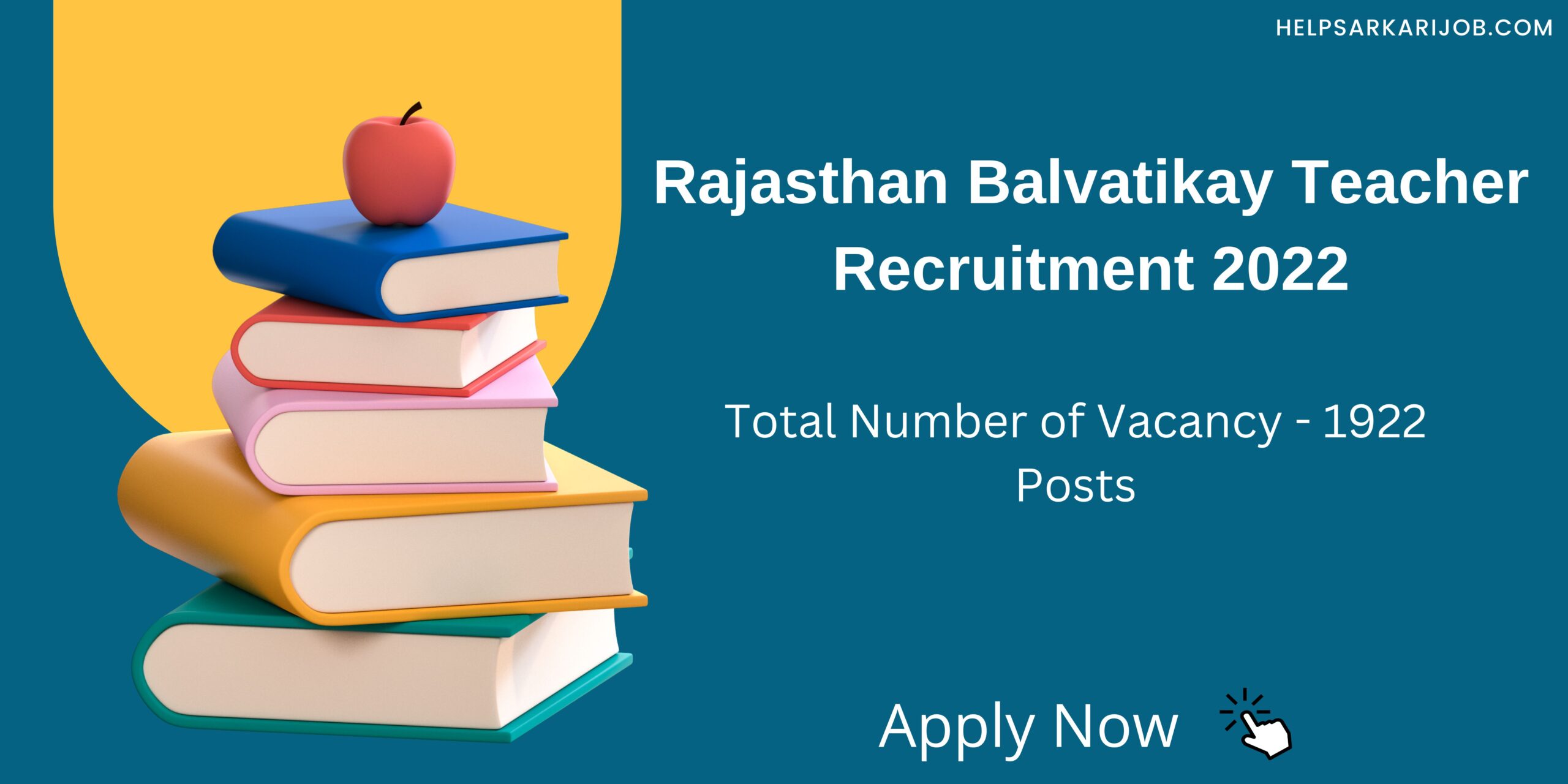 Rajasthan Balvatikay Teacher Recruitment 2022