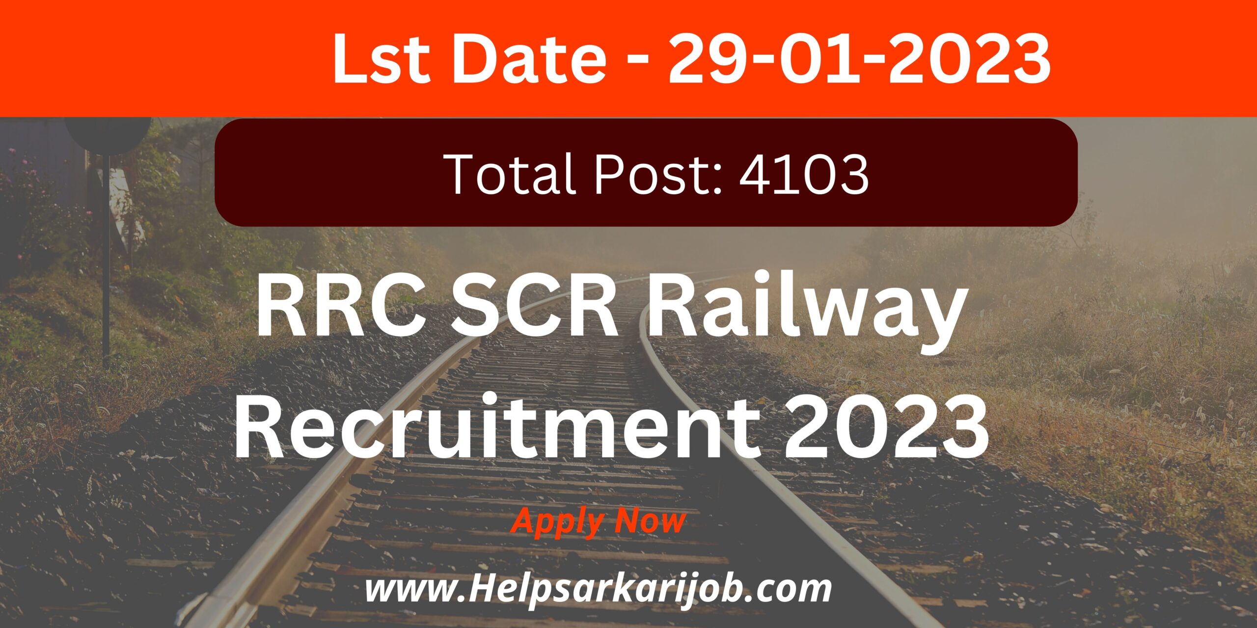 RRC SCR Railway Recruitment 2023
