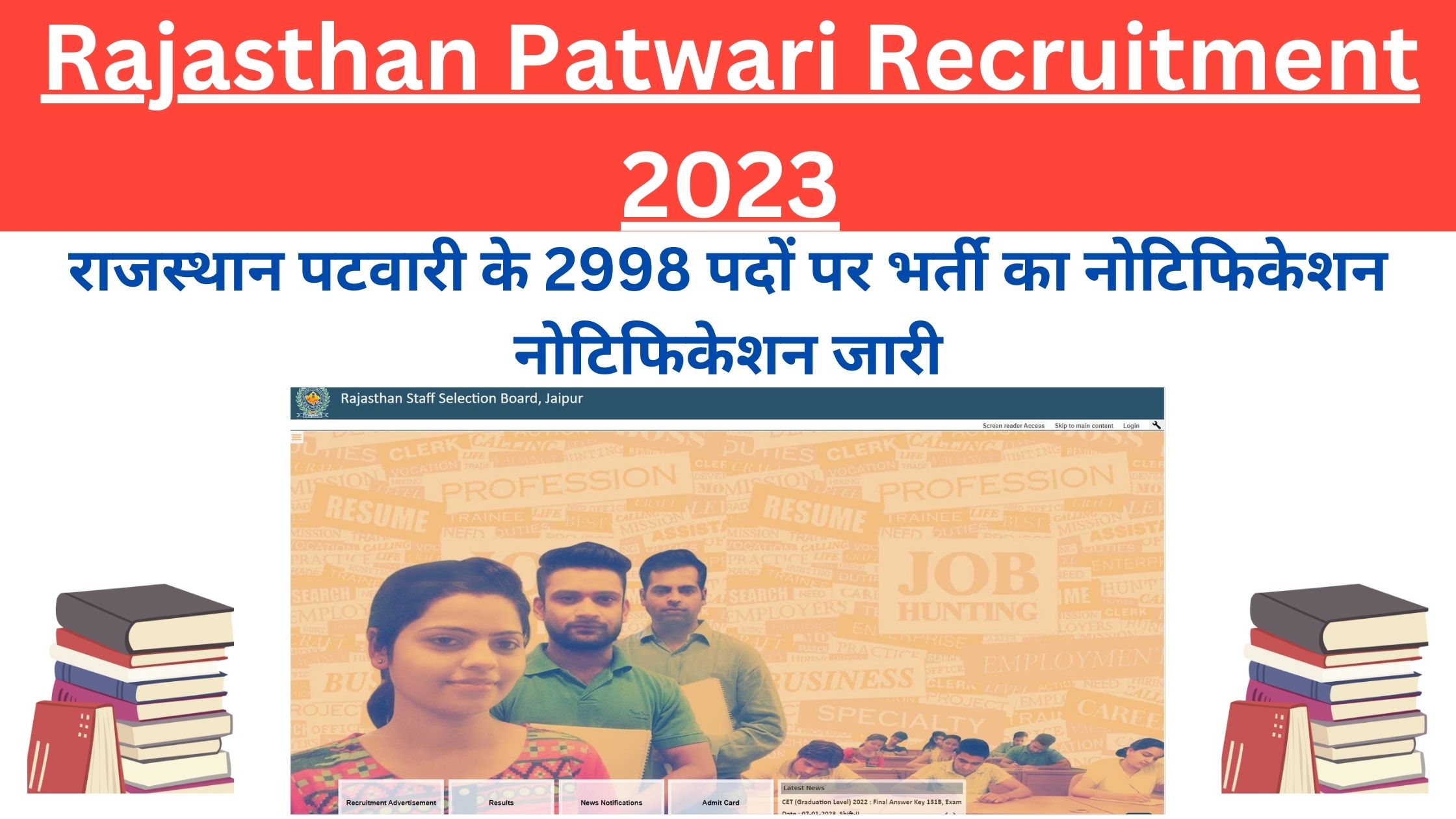 Rajasthan Patwari Recruitment 2023 Apply Now