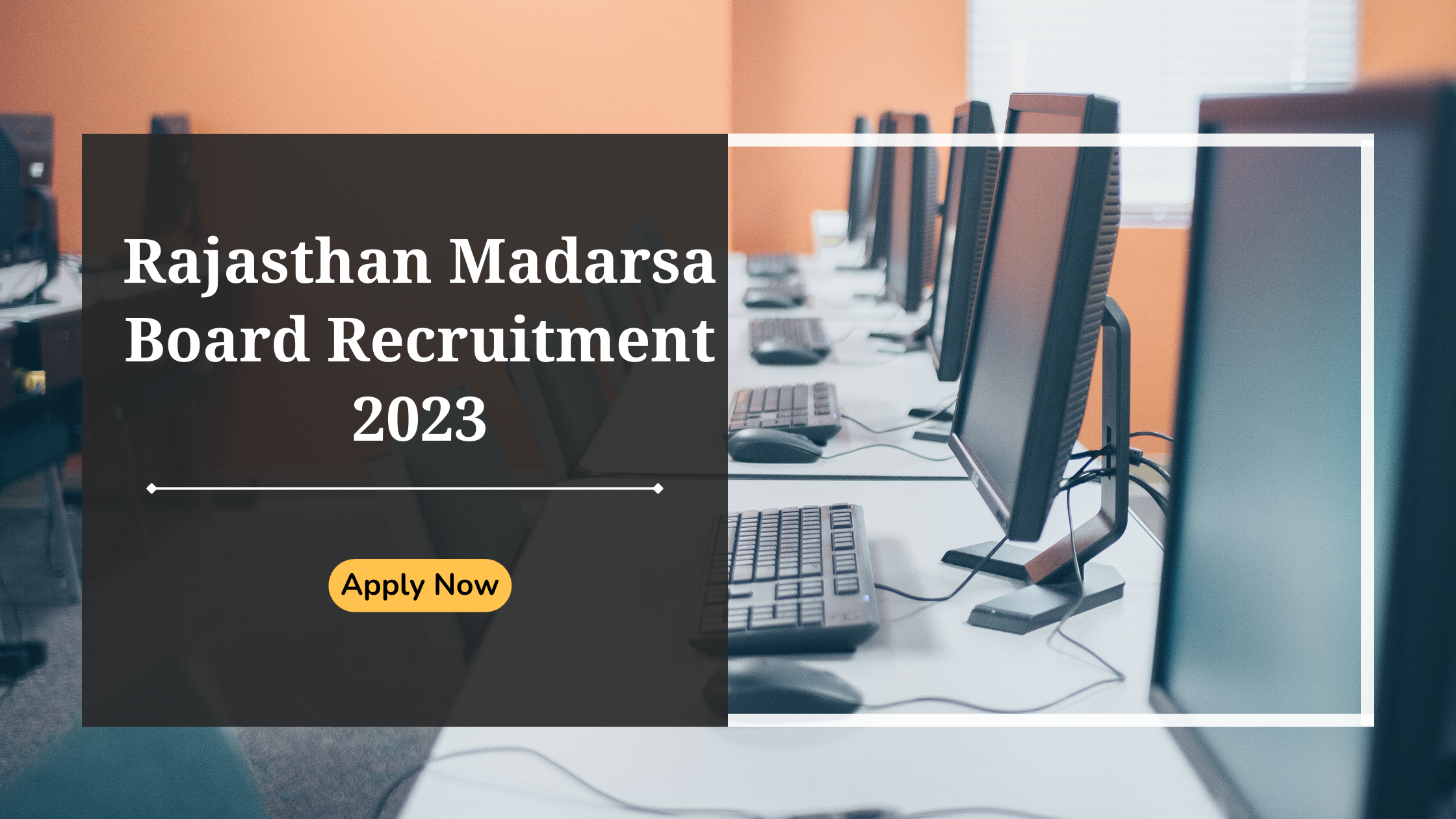 Rajasthan Madarsa Board Recruitment 2023 Apply Now